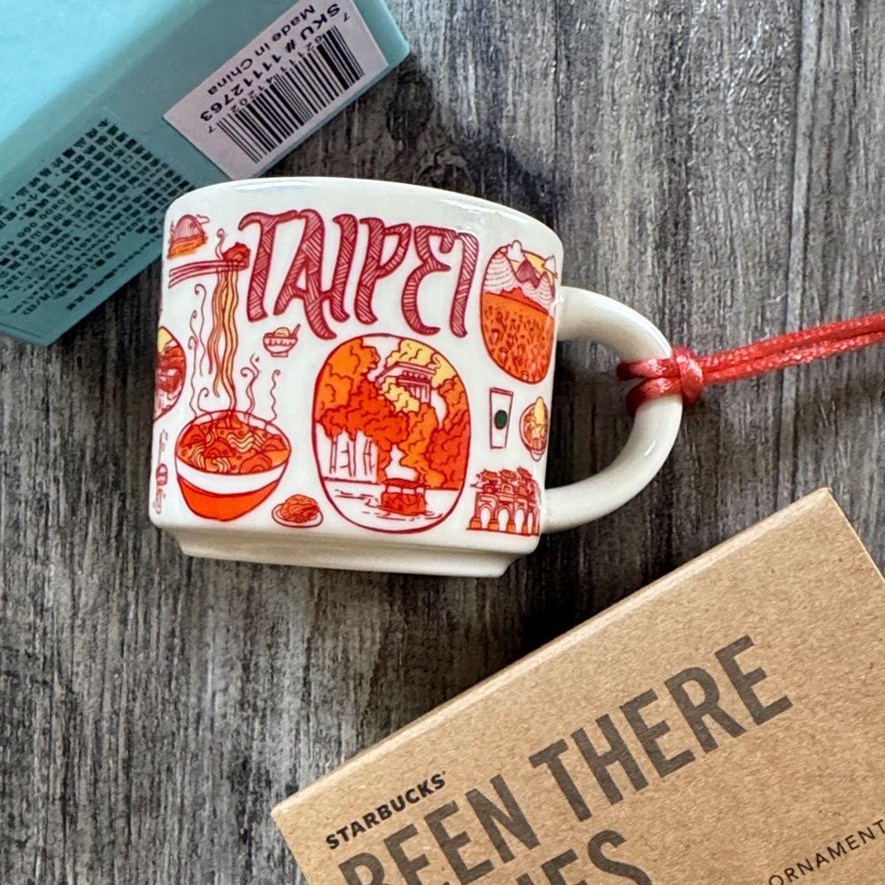 ✨ Starbucks Been There Series Ornament – Taipei Edition ✨FOR SALE IN TAIWAN ONLY